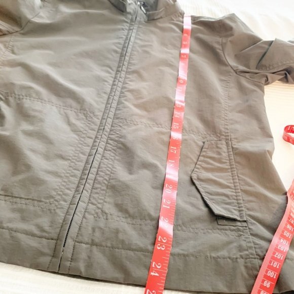 S.Oliver Jacket Olive Green Detachable Hood - Size US8 - Picture 11 of 13